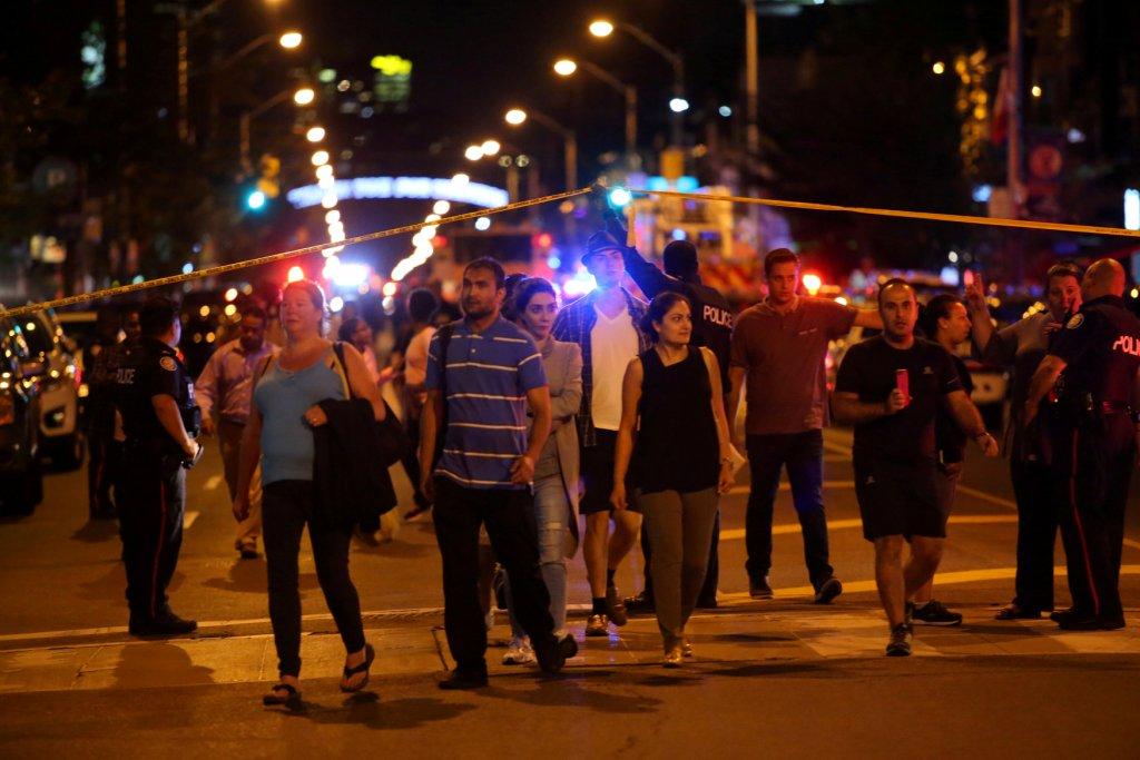 Tiroteo en Toronto. Reuters