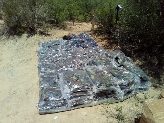Uniformes de uso militar.