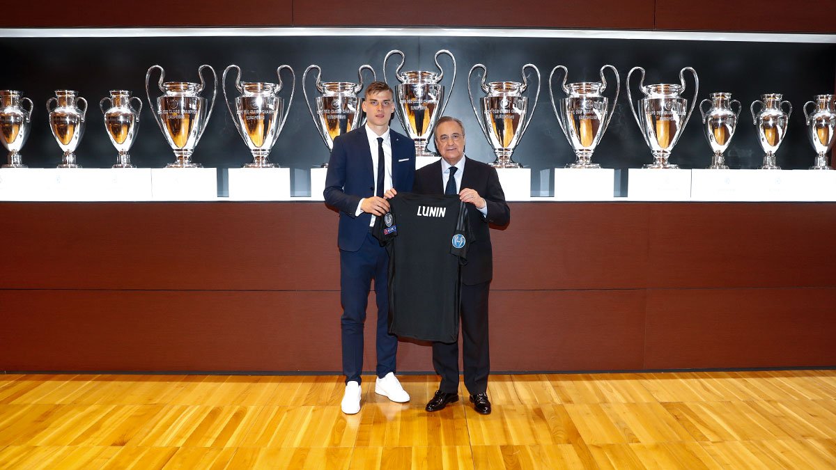 Andriy Lunin, nuevo portero del Real Madrid (@realmadrid)