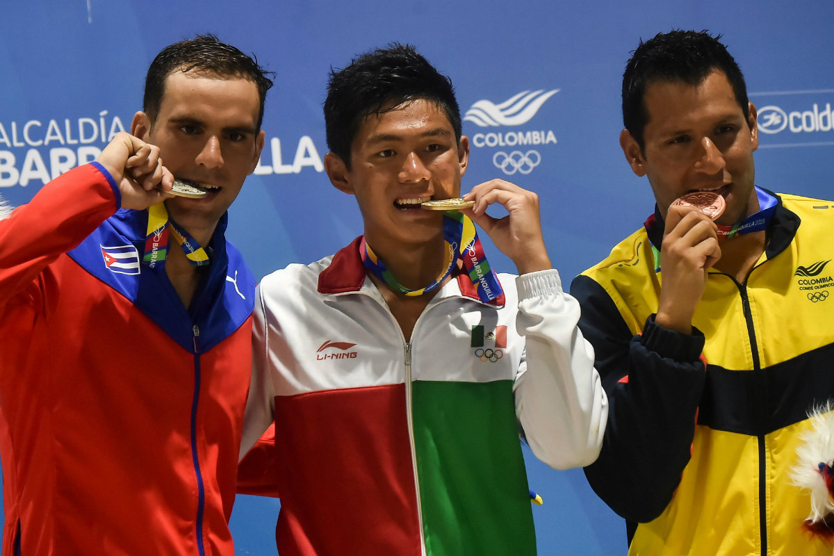 Andy Xianyang Song An ganó medalla de oro e impuso un récord en los JCC (AFP)
