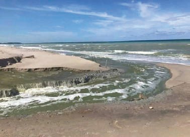 La erosión de la costa se ha acelerado.(Pablo Reyes)