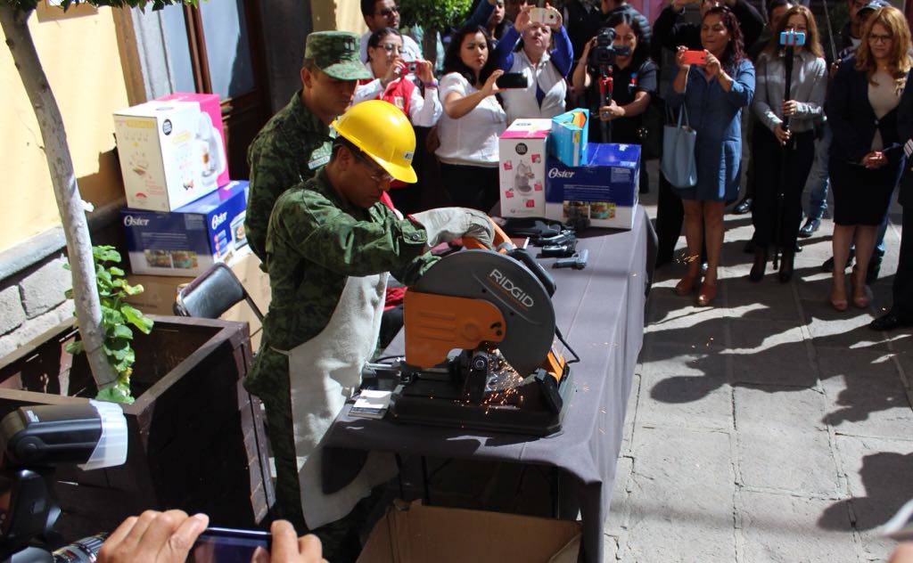 Arranca campaña de Canje de Armas de Fuego 2018 en Tlaxcala (Adolfo Tenahua)