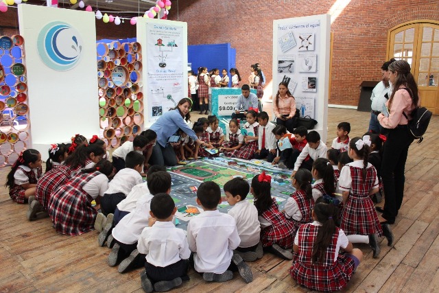 Comapa promueve entre estudiantes el cuidado del agua (Ricardo Hernández)