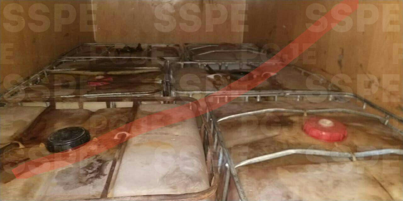 Hidrocarburo encontrado en Irapuato. (Foto cortesía)