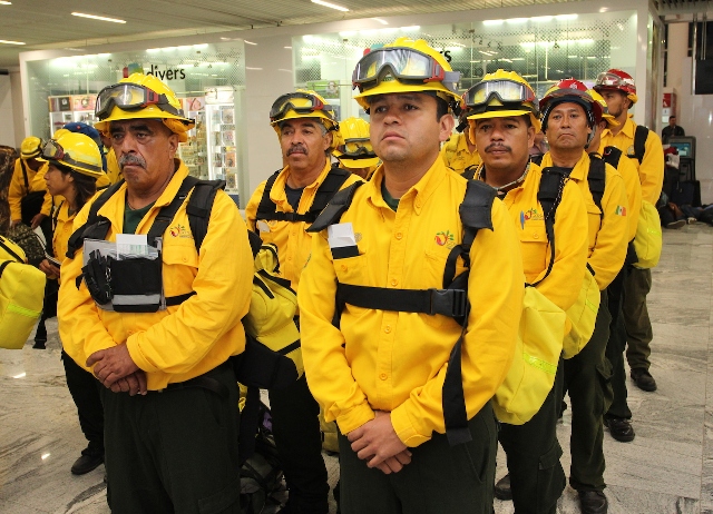 Tamaulipas manda grupo de voluntarios.