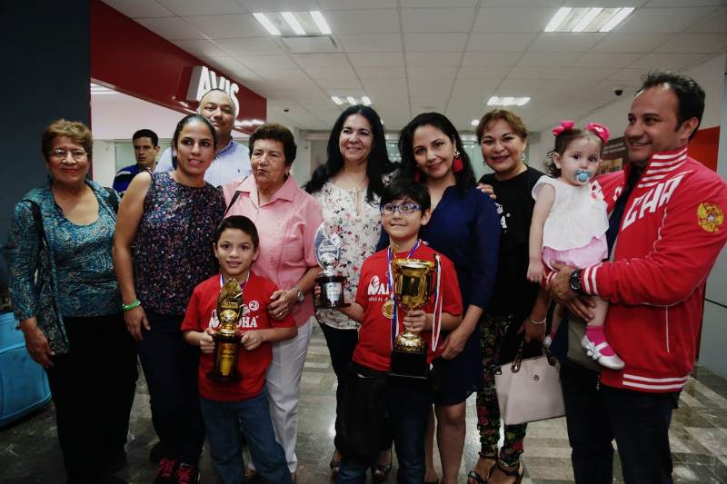 Los campeones de aritmética llegaron a Tampico. (José Luis Tapia)