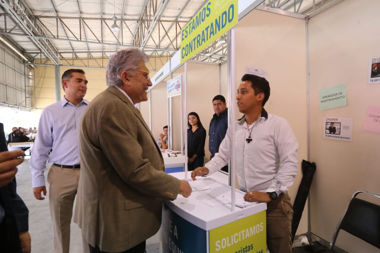 La Feria del Empleo se encuentra en la Expo Guadalupe. (Leonel Rocha).