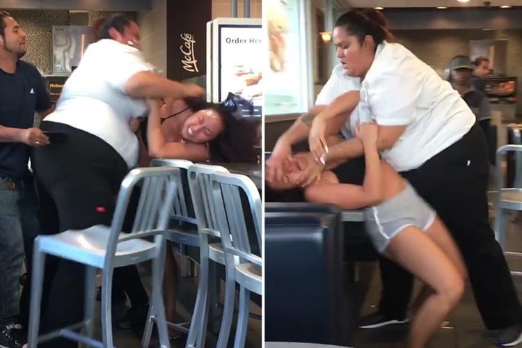 La batalla entre empleada y cliente de McDonald's se hizo viral en redes sociales (Especial).