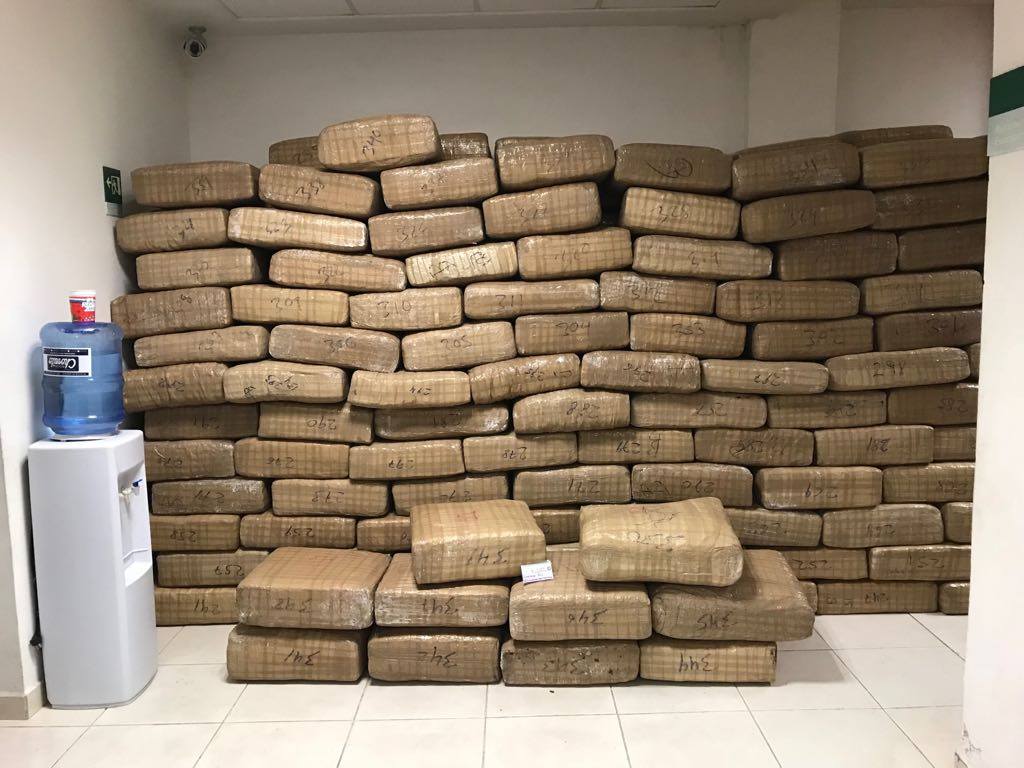 Decomisan mariguana en Matamoros.
