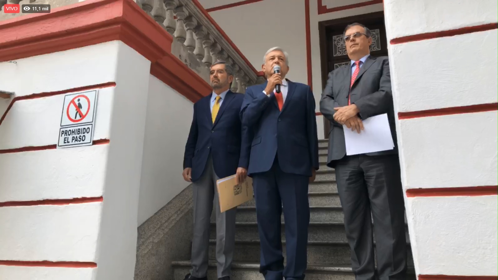 López Obrador anunció que Juan Ramón de la Fuente será embajador de México en la ONU.