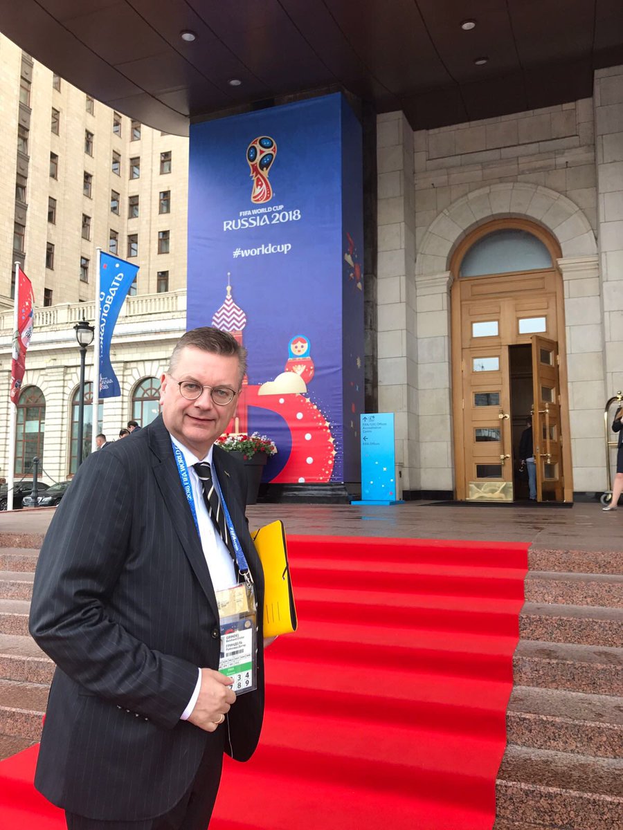 Presidente de la Federación Alemana de Futbol, Reinhard Grindel