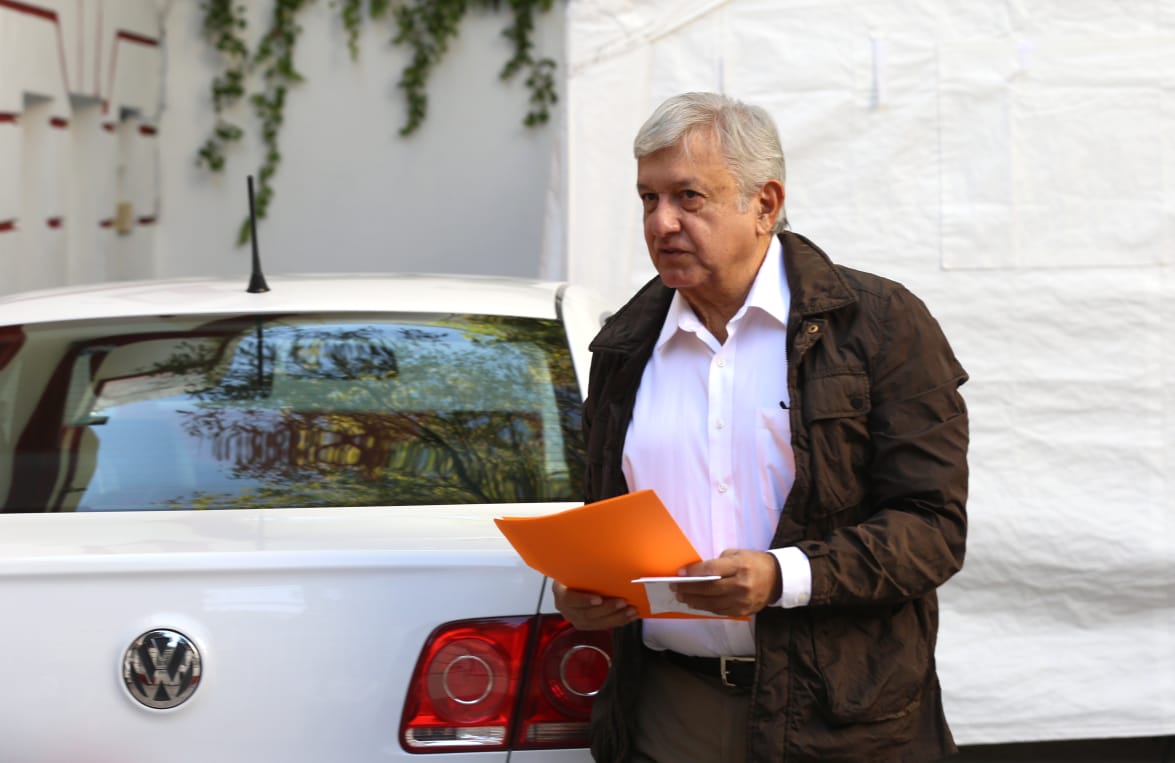 Andrés Manuel López Obrador anunció los proyectos para el sector energético. (Jorge González)