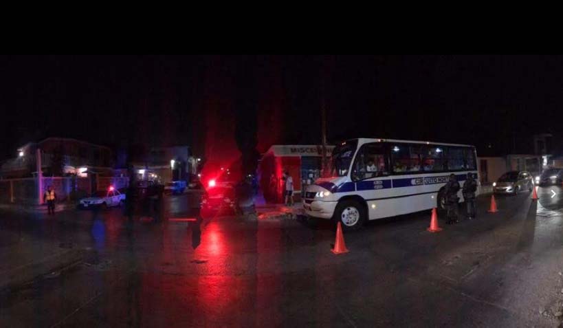 Operativo en Tampico.
