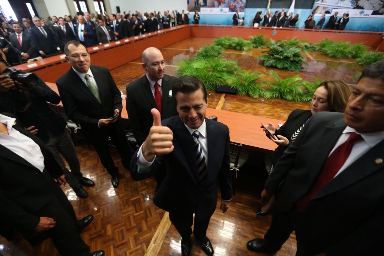 Peña Nieto dijo que seguirá colaborando con el equipo de transición de López Obrador. (Jorge Carballo)