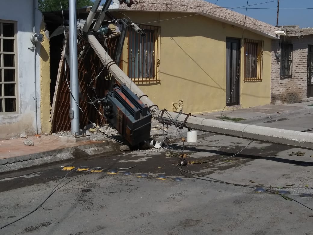 A pesar del estruendo y los daños no hubo personas lesionadas. (Lucero Sánchez)