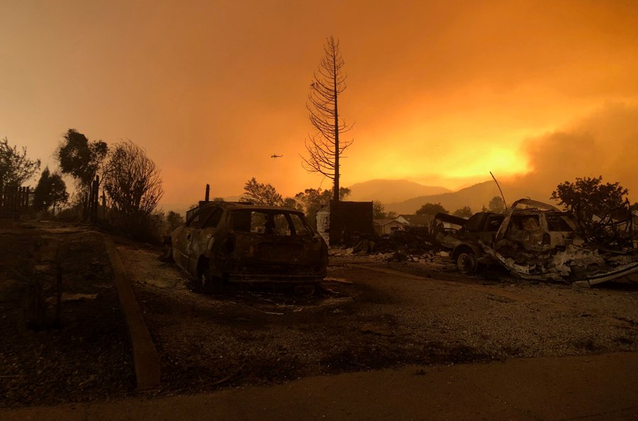 El incendio dejó en ruinas Keswick, un pueblo de 450 habitantes. (Reuters)
