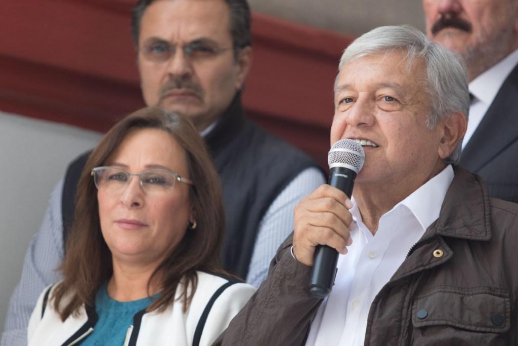 Rocío Nahle y Andrés Manuel López Obrador (Cuartoscuro)