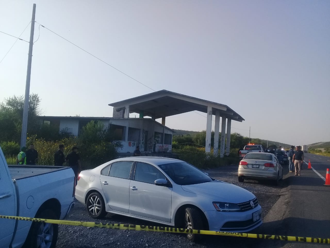 A la zona acudió personal de la Agencia Estatal de Investigaciones para realizar las indagatorias correspondientes. (Lourdes Soler)