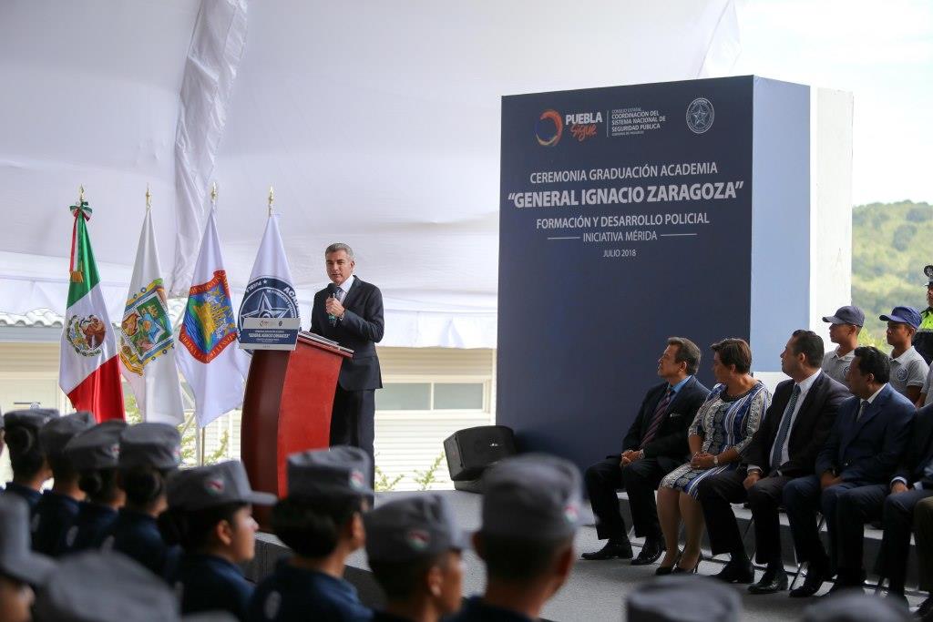 La Academia de FOrmación Policial "Ignacio Zaragoza" es acreditada por la Comisión de Acreditación para Agencias de Aplicación de la Ley (Especial / A