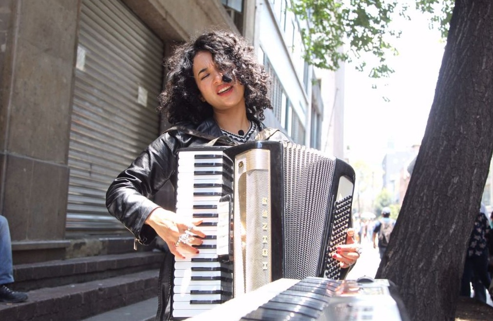 Flor Amargo sorprendió a sus fans en la CdMx. (Édgar Negrete)