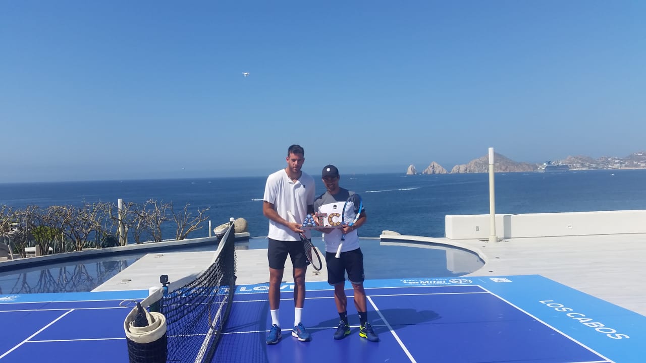 Juan Martín del Potro en el Abierto de los Cabos (Juan Pablo Sánchez)