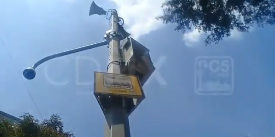 Los altavoces indicarán que se trata de una prueba de audio. (@C5_CDMX)