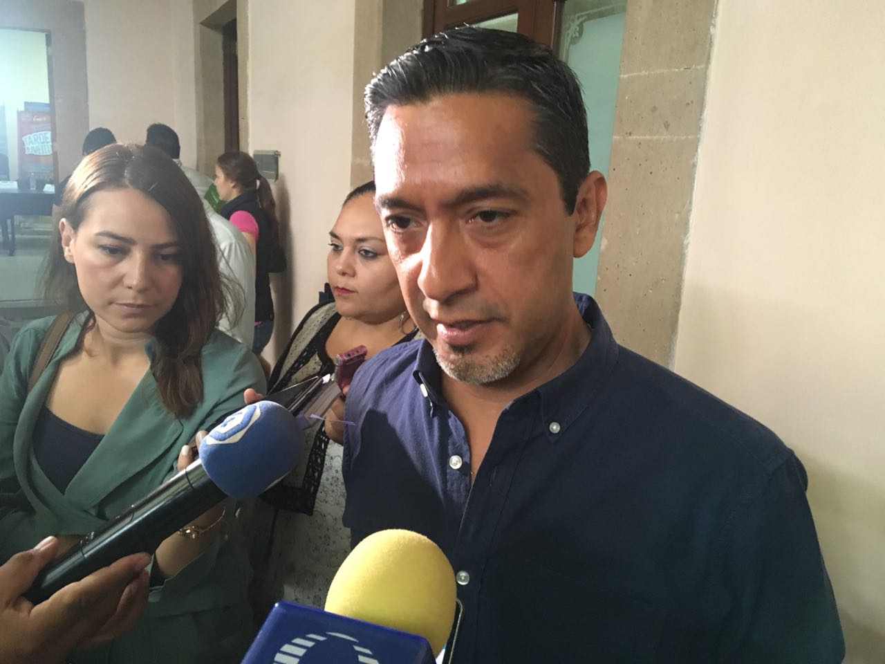 Titular de Obra Pública de León,  Carlos Cortés. (Foto Pablo Flores)
