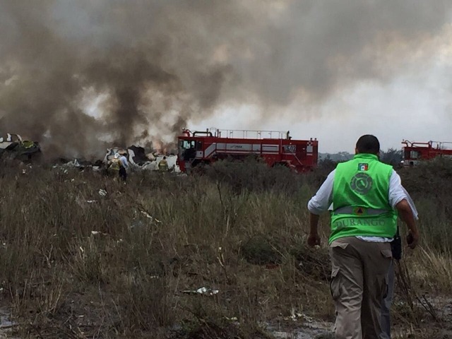 Un avión de Aeroméxico se desplomó en Durango/cuartoscuro.
