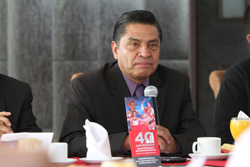 Álvaro Serrano Gutiérrez formó parte desde 1979 del Ballet Folklórico de México de Amalia Hernández. (Jorge Sánchez)