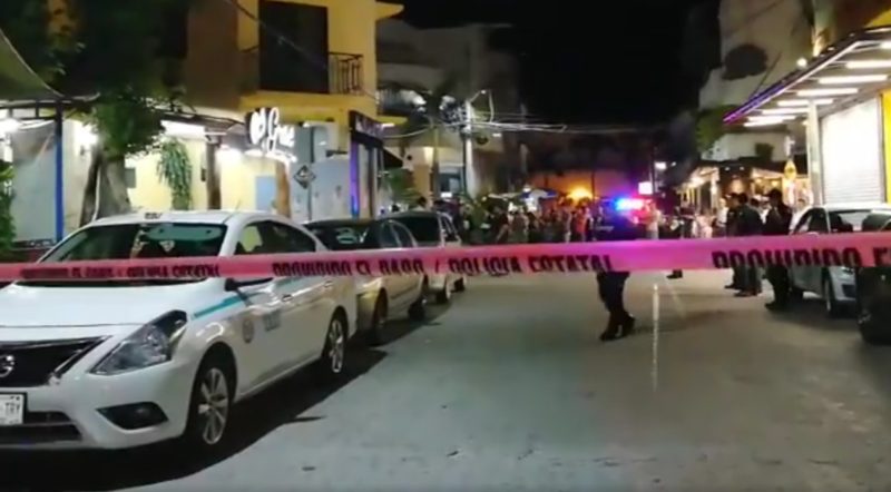 El ataque ocurrió cerca de la Quinta Avenida, colonia Centro. (Tomada de Twitter)