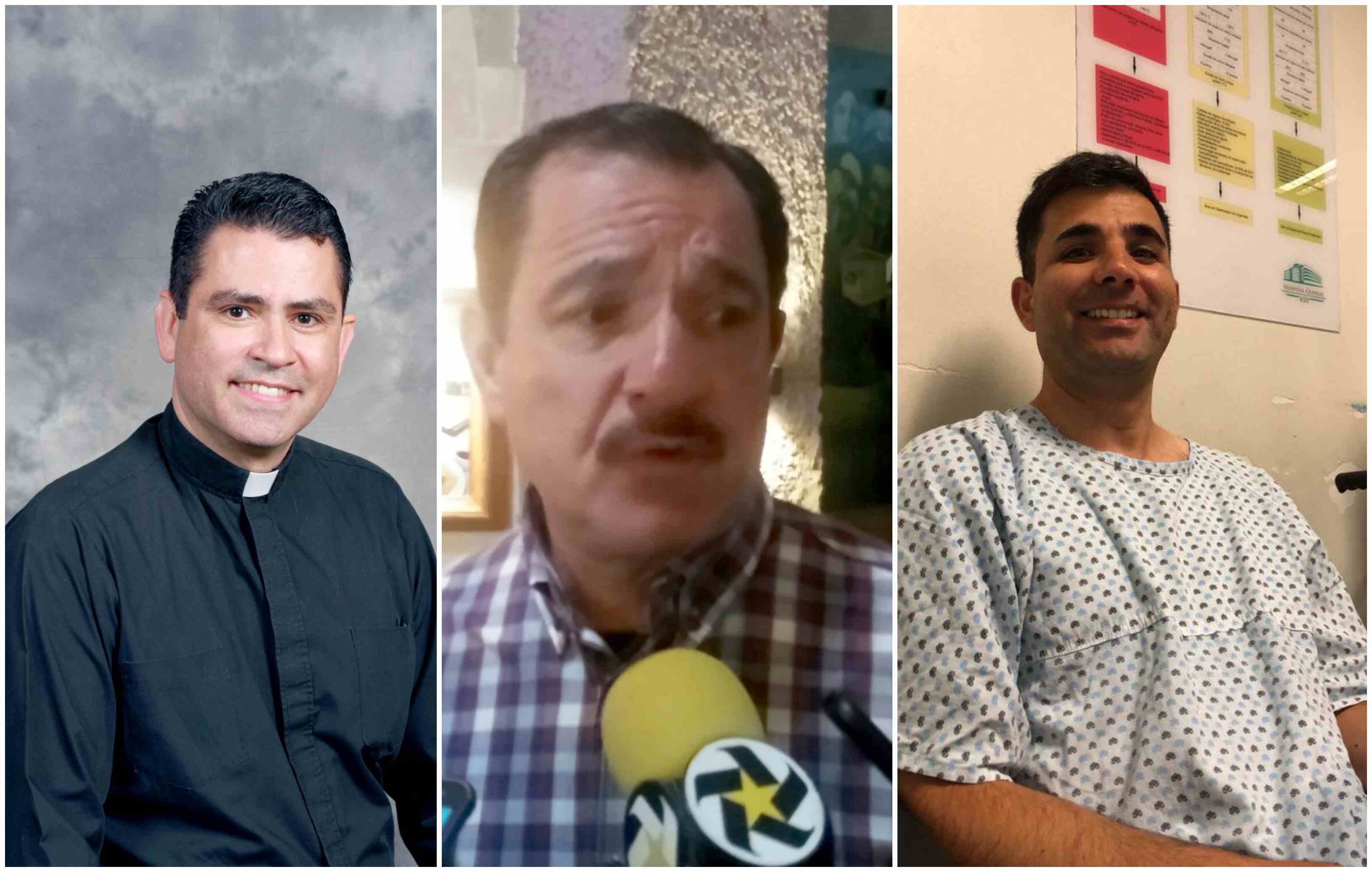 Esequiel Sánchez, Rómulo Campuzano y Ramiro Parsa.