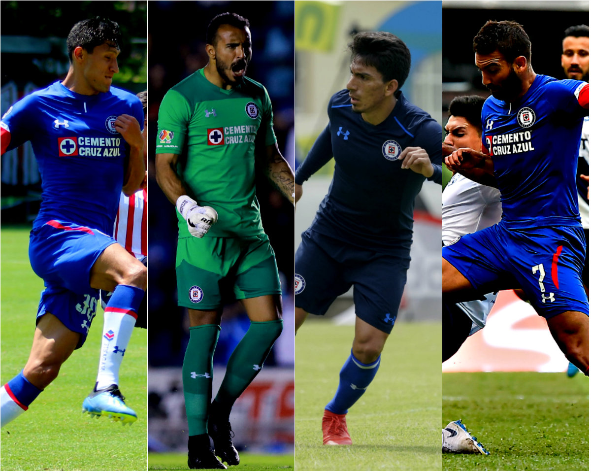 Algunos jugadores que han empezado en el cuadro alternativo de Cruz Azul en este Apertura 2018 (Imago7)