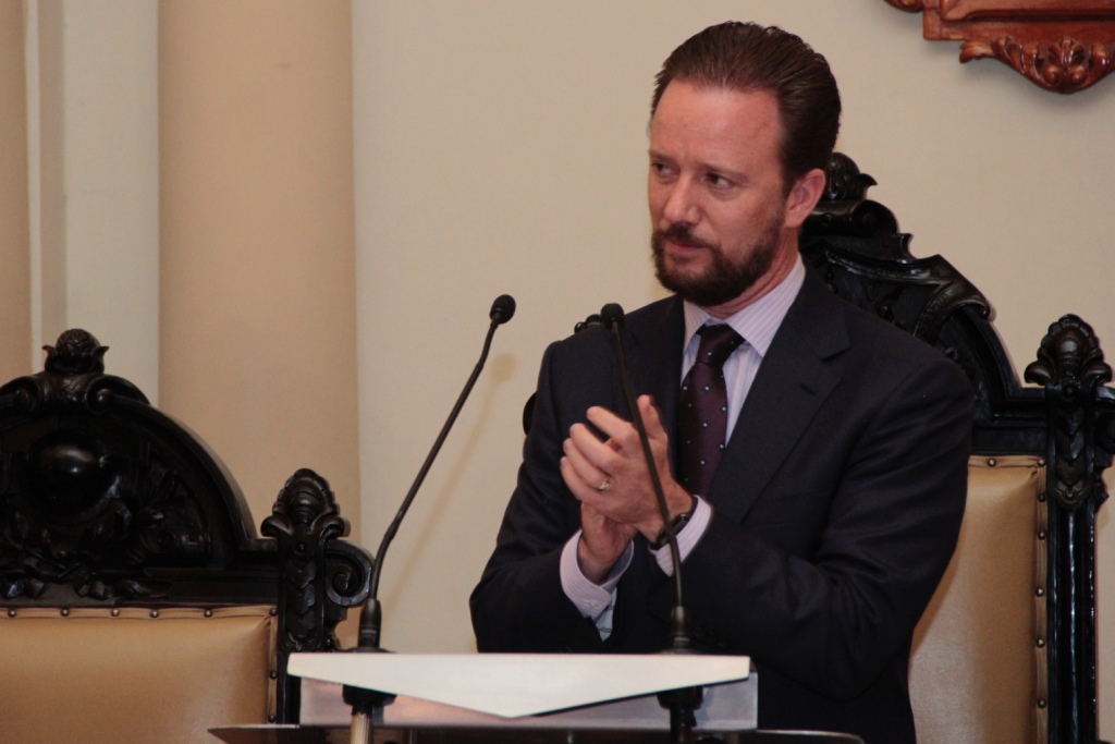 El alcalde, Luis Banck, comentó que el municipio cumplió en acciones para el saneamiento de afluentes   (Agencia Enfoque)