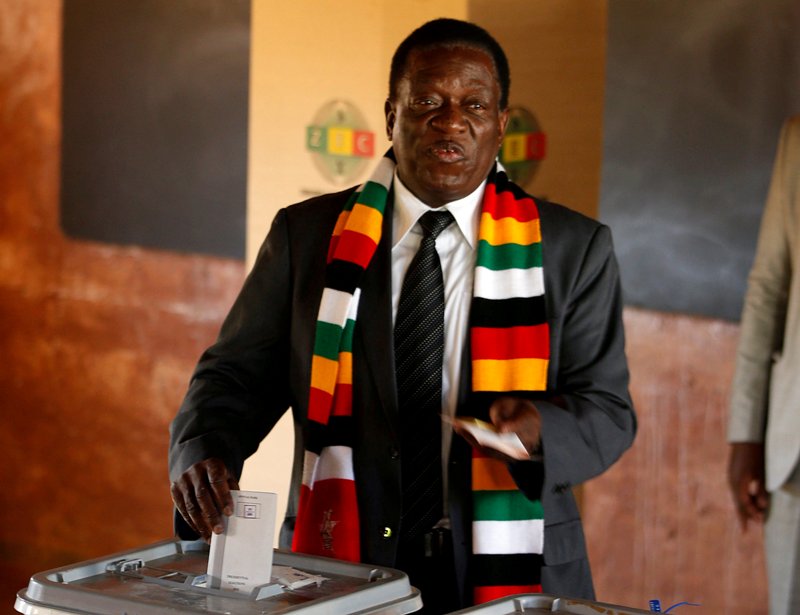 Emmerson Mnangagwa.