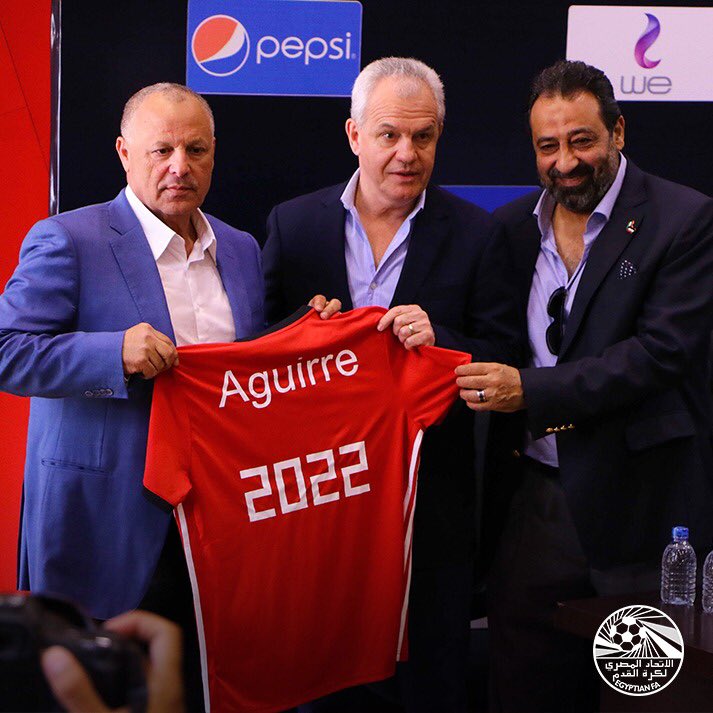 Javier Aguirre es presentado como DT de Egipto (@Pharaohs)