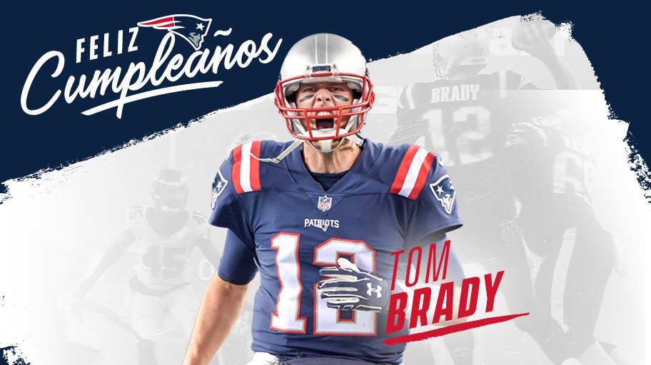 Patriotas festejan cumpleaños de Tom Brady (Twitetr @Patriots)