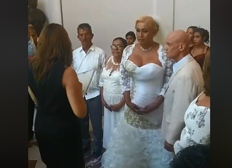La ceremonia fue la primera vez que se casa una persona trans en Veracruz. (Especial)