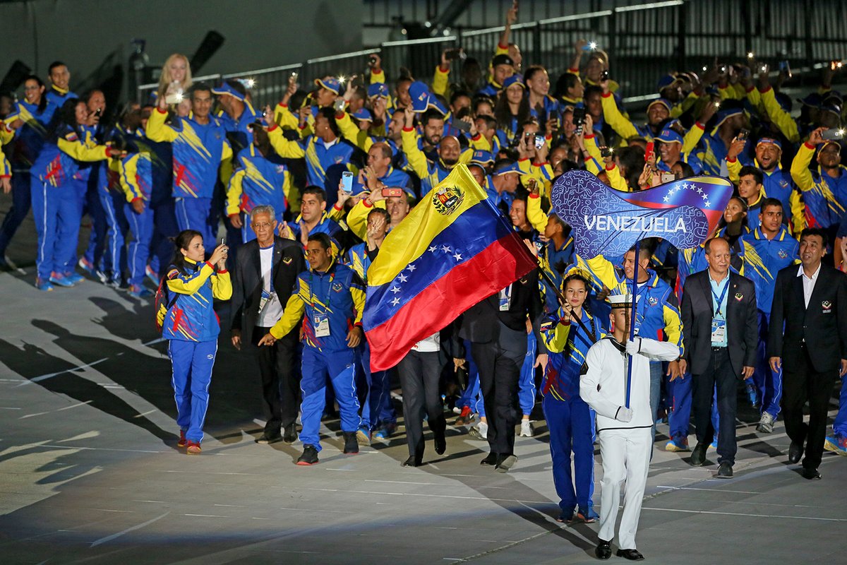 Delegación venezolana que participó en Barranquilla 2018 (@OfficialCOV)