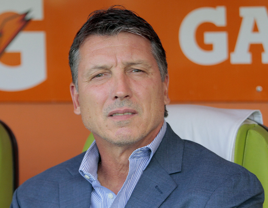 El técnico uruguayo resaltó que sus jugadores estén cada vez más certeros. (Saúl González)