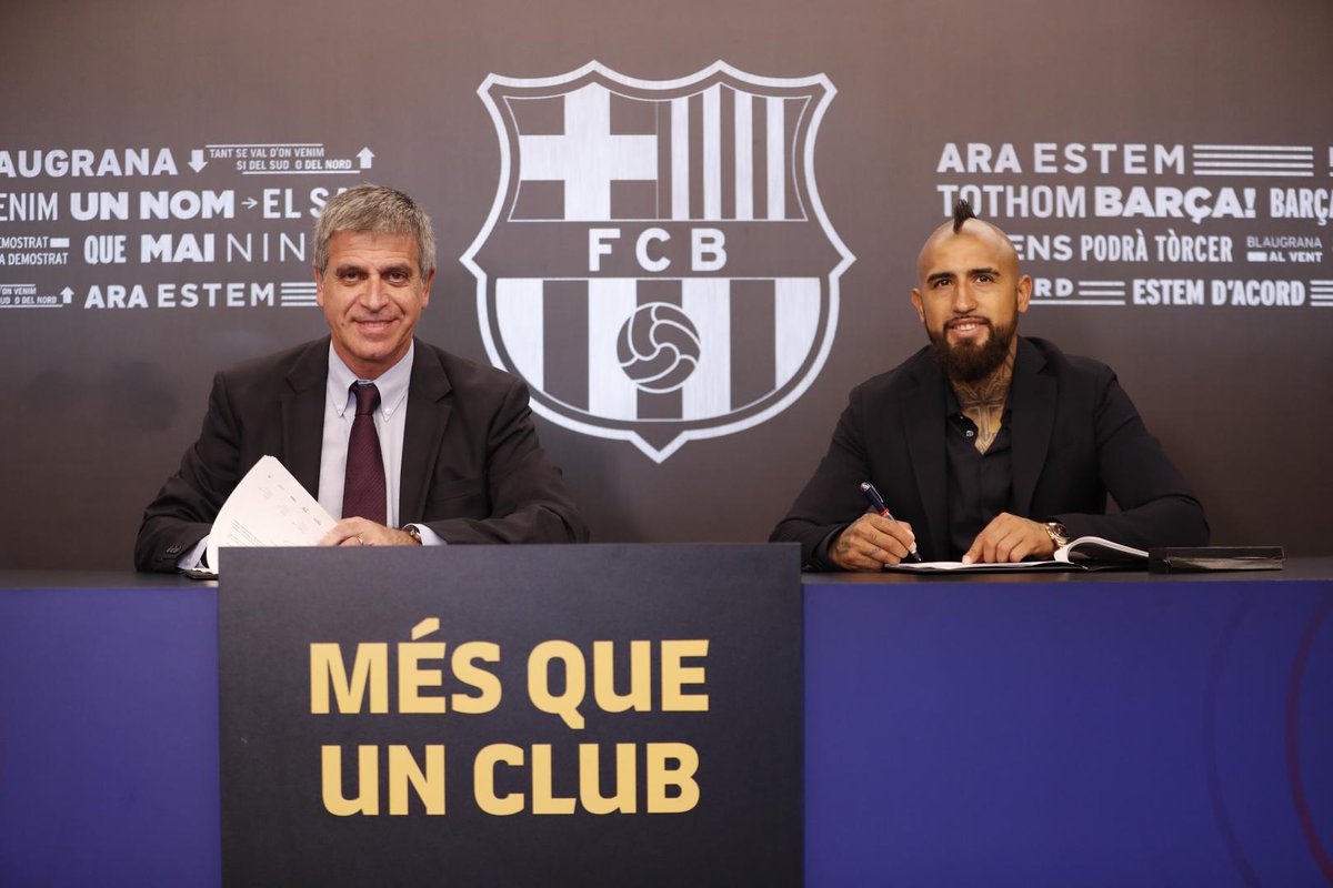 Arturo Vidal es nuevo jugador del Barcelona (@FCBarcelona_es)