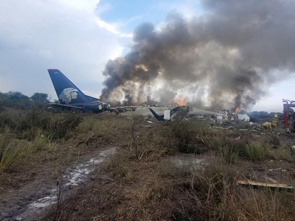 En el avión de Aeroméxico viajaban 99 pasajeros y cuatro integrantes de la tripulación. (Cuartoscuro)
