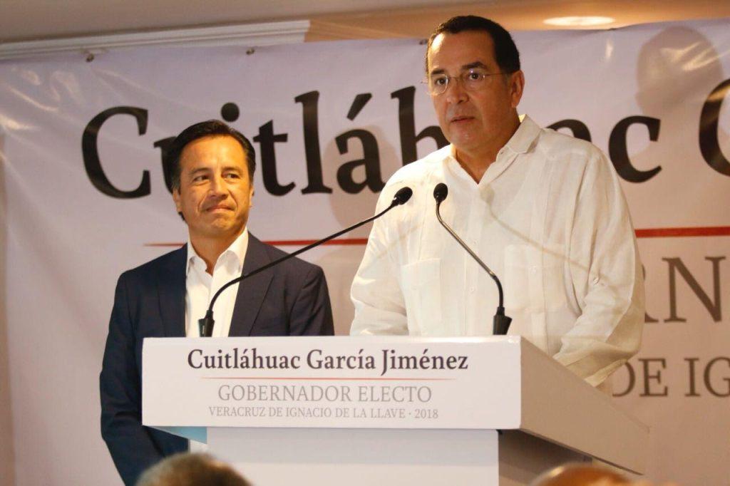 Cuitláhuac García designó a Ernesto Pérez Astorga como secretario de Desarrollo Económico y Portuario de Veracruz.