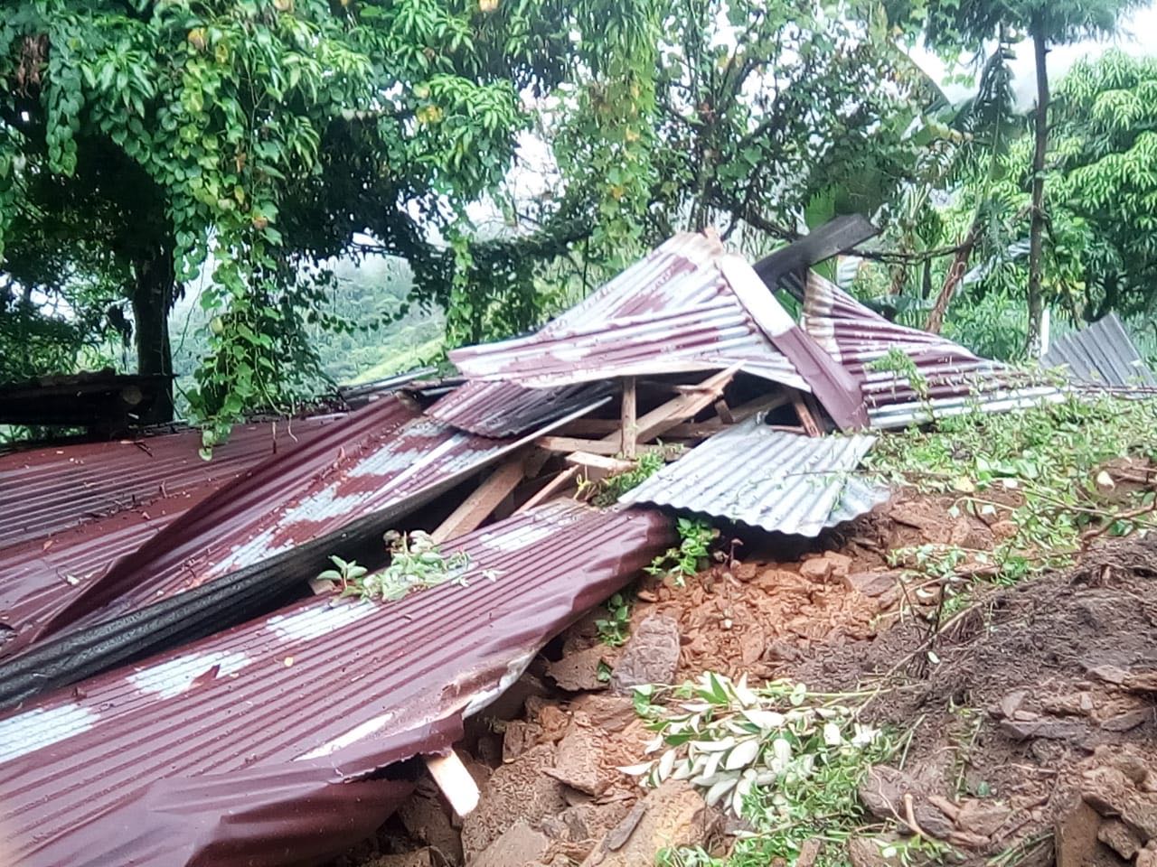 Daños ocasionados por la tormenta tropical 'Ileana'. (Oscar Rodríguez)