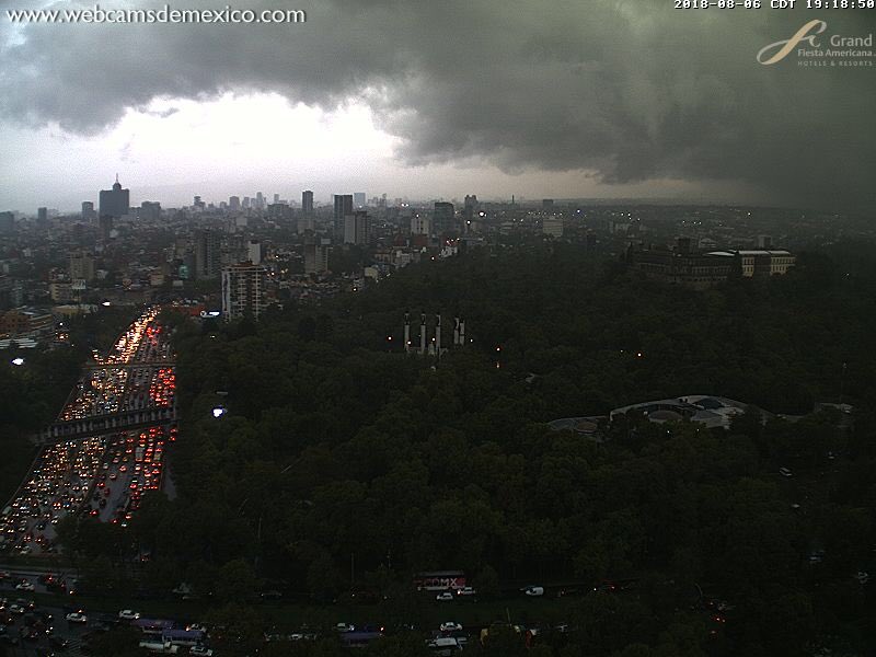 El poniente de la CdMx. (Twitter: @webcamsdemexico)