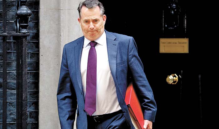 El secretario británico de Comercio.
