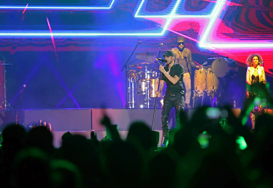 Enrique Iglesias cantó 16 de sus grandes éxitos. (Especial)