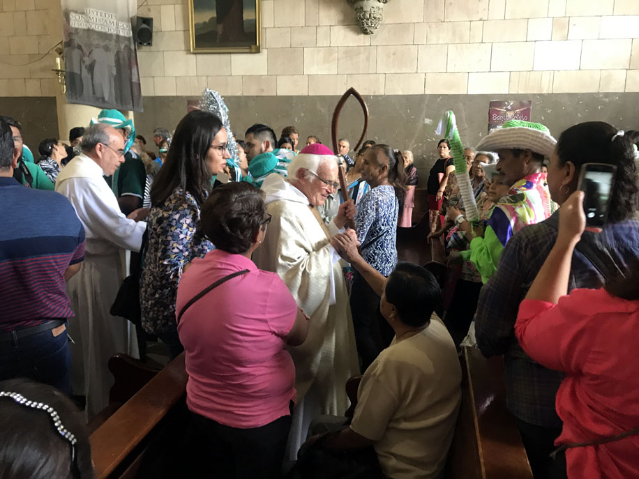 Monseñor Vera López estuvo fuera de la vida pública por 48 horas. (Especial)
