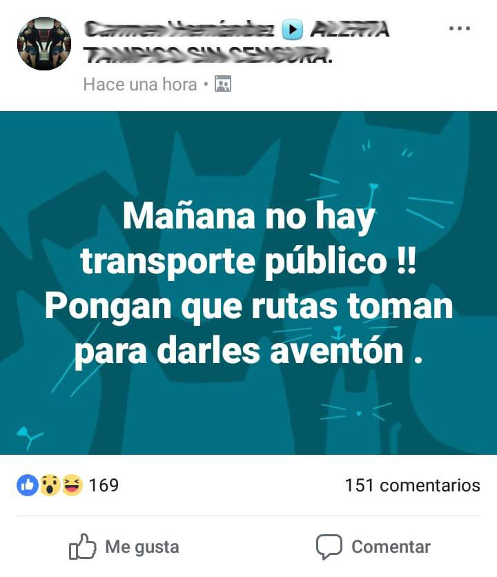 Ofrecen aventón en redes sociales. (Especial)