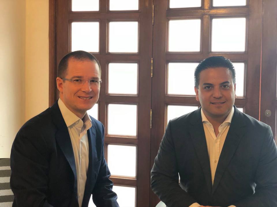 Ricardo Anaya se reunió con Damián Zepeda/Especial.