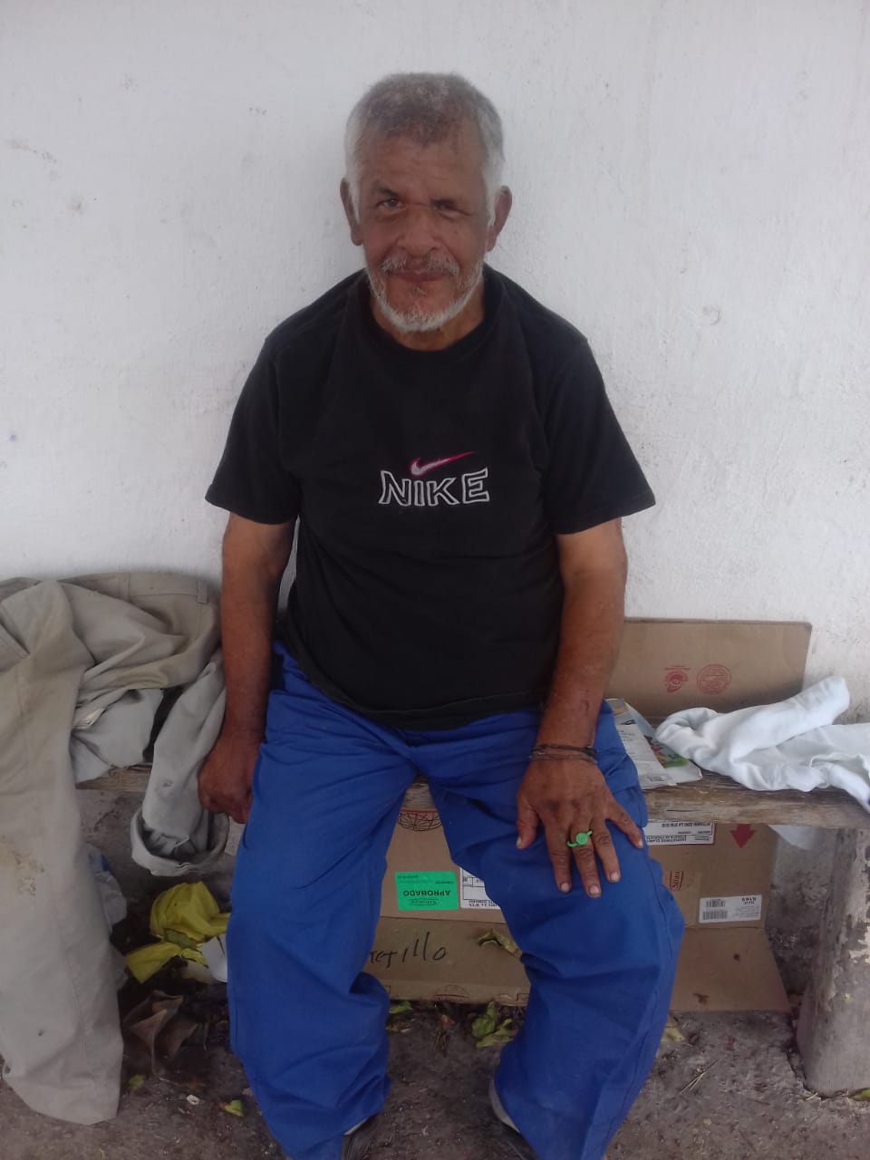 Se desconoce el nombre, tiene aproximadamente 65 años y es sordomudo. (Especial)